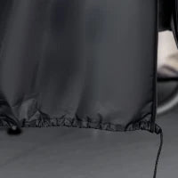 Coprisedia sospesa copertura per sedia a bozzolo tessuto Oxford 210D con chiusura lampo Ø 115 x 190 cm nero