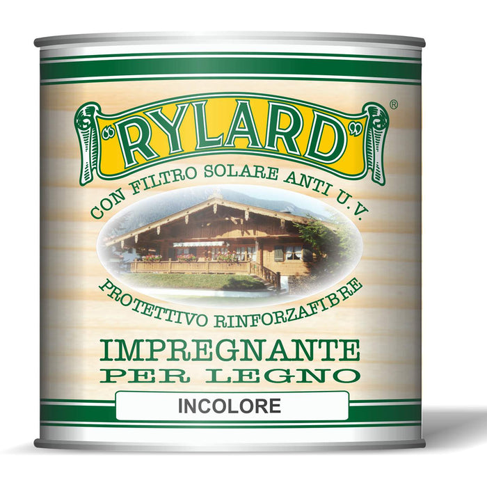 Impregnante per legno rylard incolore litri 4 brava filtro u.v.