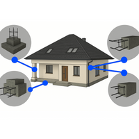 Staffe armatura ferro 50x50 cm strutture cemento disponibili diverse quantità *** pezzi 100, confezione 1