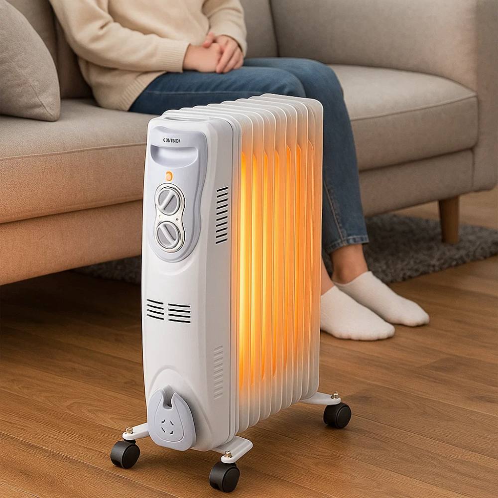 Radiatore a olio zephir zra1516 7 elementi 1500 w con termostato