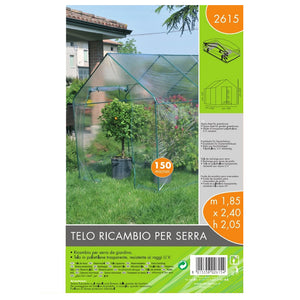 Telo ricambio per serra (185 x 240 x h 205 cm)
