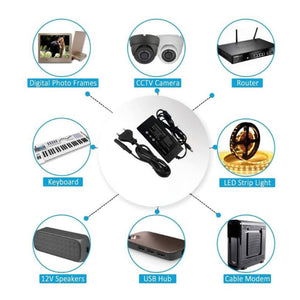 Alimentatore led 12v 60w optonica 6202 per interni con garanzia 3 anni