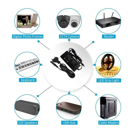 Alimentatore led 12v 60w optonica 6202 per interni con garanzia 3 anni