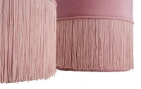 Puff Contenitore Lines Coppia Rosa Cm Ø 35X42-30X32