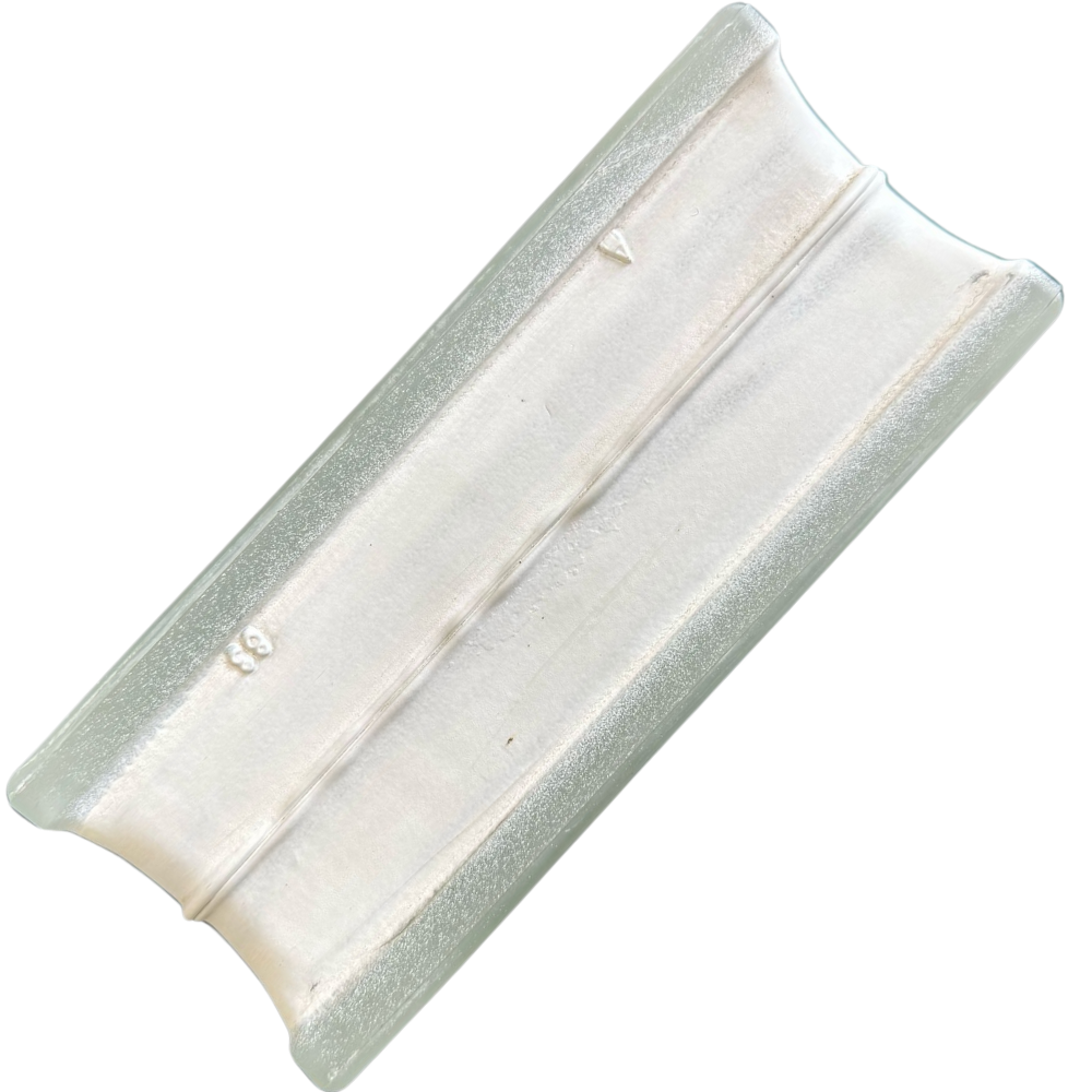 Vetromattone pure neutro satinato bianco 190 x 190 x 80 mm confezione 6 pezzi