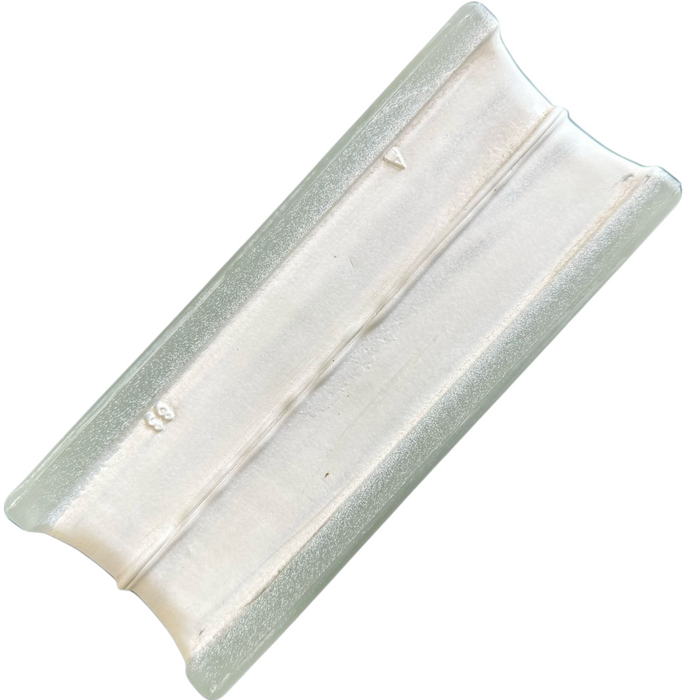 Vetromattone pure neutro satinato bianco 190 x 190 x 80 mm confezione 6 pezzi