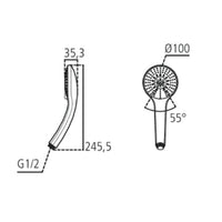 Doccetta tre getti bagno accessori doccia ideal standard m3