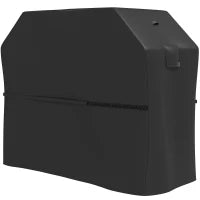 Copertura per Barbecue Impermeabile in Tessuto Oxford 600D UPF30+ e Antivento, 147x61x122 cm, Nero