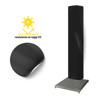 Custodia protettiva doccia esterna impermeabile antivento rivestimento anti uv *** modello cedro, confezione 1