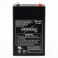 Batteria piombo 4v 4.5ah ricaricabile sigillata agm compatta