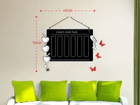Sticker Da Muro Scrivibile Hanger Cm 64X70
