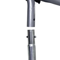 Pollaio da Giardino con Telaio Zincato, Copertura Impermeabile e Rete Esagonale, 3x2x2m, Argento