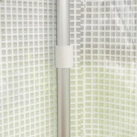 Serra da Giardino 4 x 3 x 2m con Porte Avvolgibili e Ampie Finestre, Serra a Tunnel da Giardino, Bianco