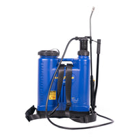 Zaino spruzzatore manuale 16 l. Spruzzatore a pressione mantenuta 1,4 bar Pressione aperta 2 bar Pressione Goodyear