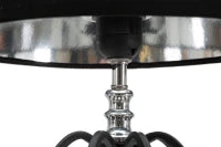 Lampada Da Tavolo Darky Silver Cm Ø 28X56