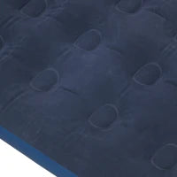 Letto Gonfiabile Singolo con Pompa Manuale Inclusa, 73x191x22 cm, Blu
