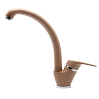 Ogomondo set 2 pezzi miscelatore avena 4 oslo orientabile in ottone per lavello cucina