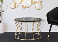 Tavolo Da Caffe' Leaf Top cm Ø 70X43,5