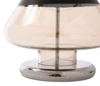 Paralume Da Tavolo Elegant-Two Nero Cm Ø 36X60