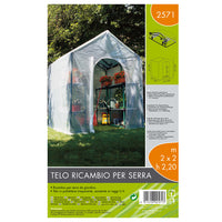 Telo ricambio per serra (200 x 200 x h 220 cm)