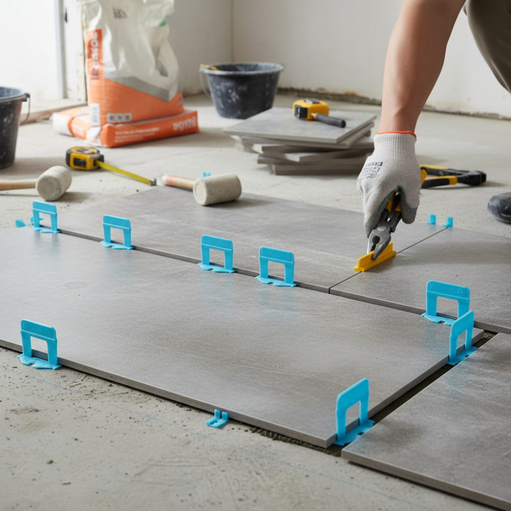 Distanziatori elementi livellanti rls hd da 1 mm h. 12 mm 100 pezzi