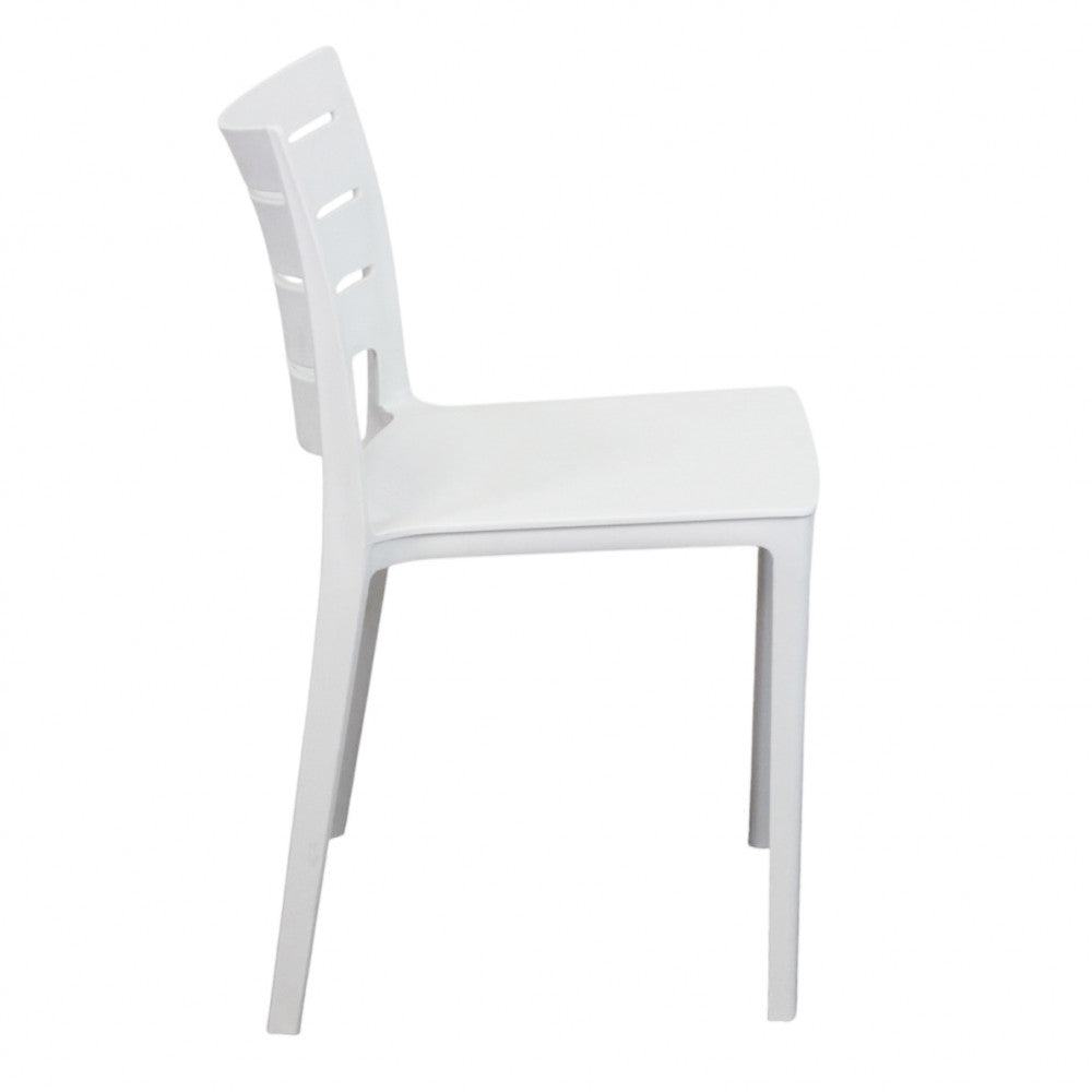 SEDIA IN PROLIPROPILENE BIANCA HALLIE