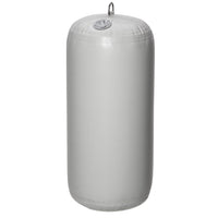 Parabordo pneumatico gonfiabile grigio in pvc tenuta stagna lunghezza cm 110 diametro cm 30