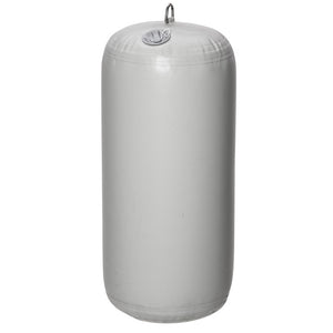 Parabordo pneumatico gonfiabile grigio in pvc tenuta stagna lunghezza cm 110 diametro cm 30