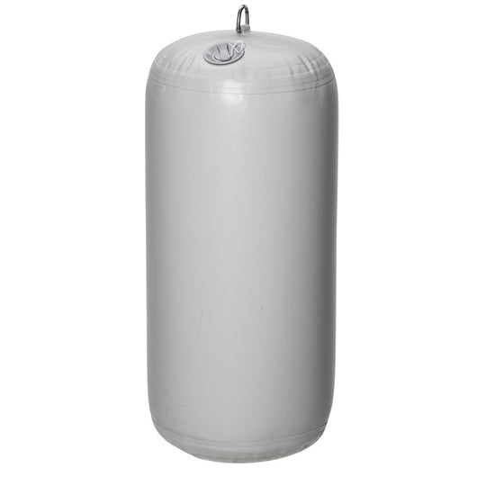 Parabordo pneumatico gonfiabile grigio in pvc tenuta stagna lunghezza cm 110 diametro cm 30