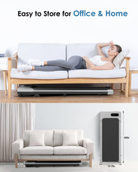 Tapis Roulant per casa e ufficio - RATTANTREE - Display a LED - 8km/h - Capacity 120 kg - Argenteo