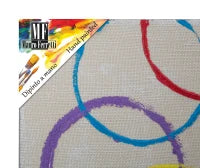 Dipinto Su Tela Floating Circles -A- Cm 80X3X80