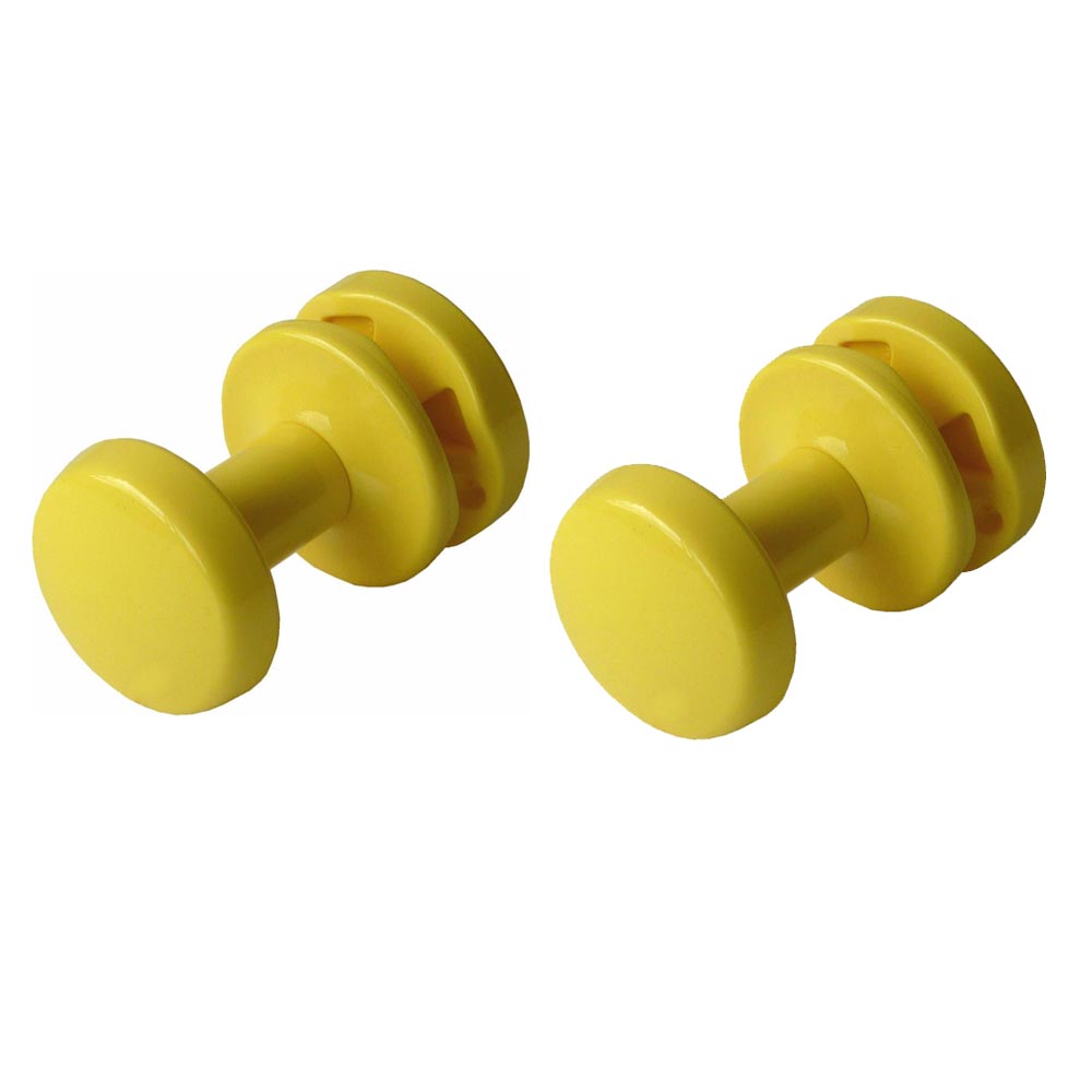 Pika' 2 appendini per radiatori liu' classic colore giallo