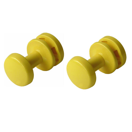 Pika' 2 appendini per radiatori liu' classic colore giallo