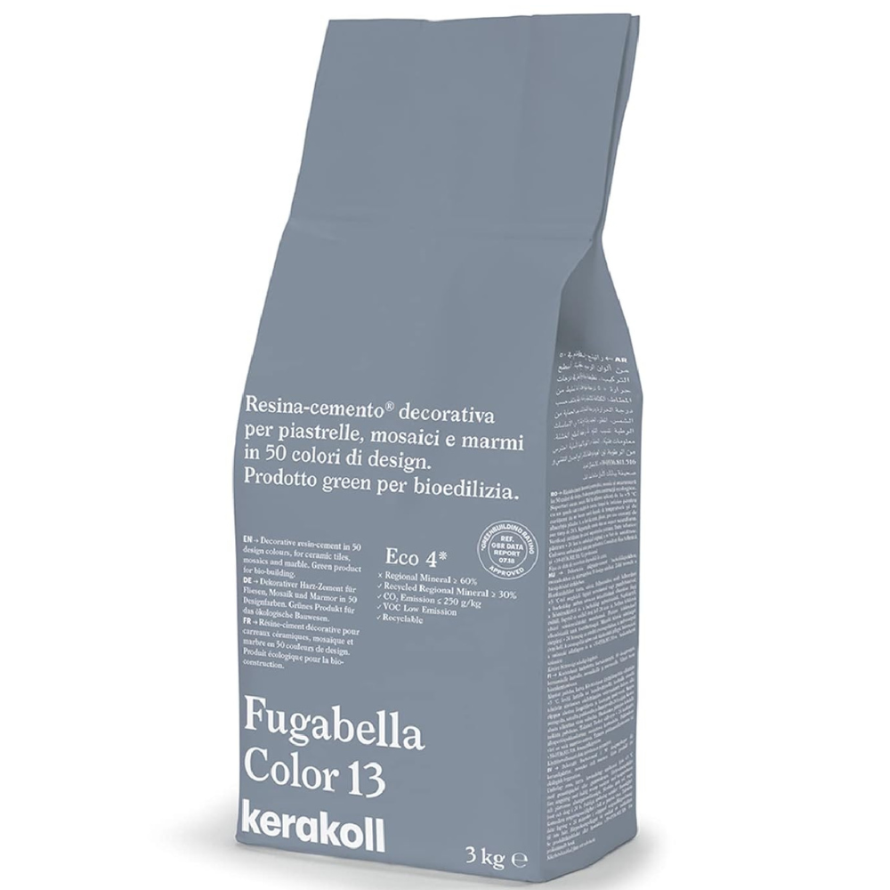 Stucco ibrido piastrelle fugabella impermeabile resistente confezione 3 kg *** colore- n 13, confezione 1