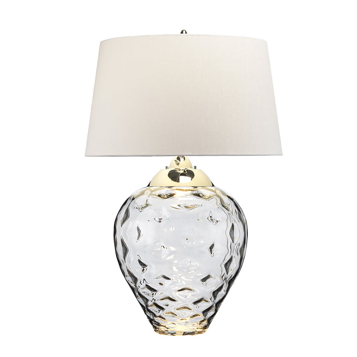 Lampada Da Scrivania Contemporanea Samara Acciaio Nichel Bianco 1 Luce E27