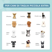 Piscina Rigida per Cani Taglia Piccola 25kg in Plastica Dura e Antiscivolo per Giardino o Interni, Blu Φ80x20cm