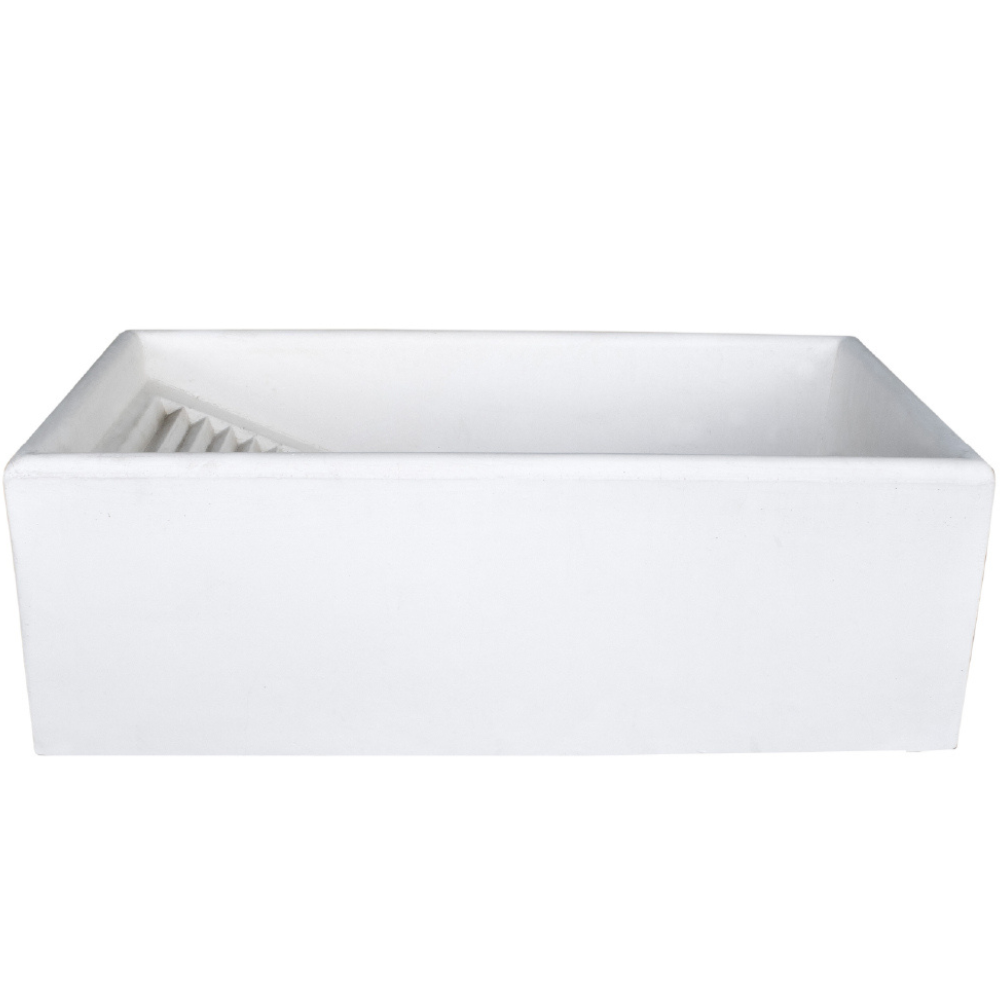 Pilozza lavatoio serie ostuni calcestruzzo cemento 84 x 50 x h.28 cm