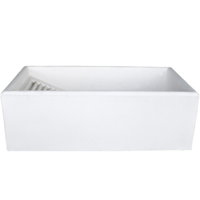 Pilozza lavatoio serie ostuni calcestruzzo cemento 84 x 50 x h.28 cm