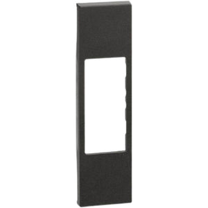 Bticino living now cover 1 modulo per moduli rj11 rj45 av lampada sicurezza *** colore nero, confezione 1