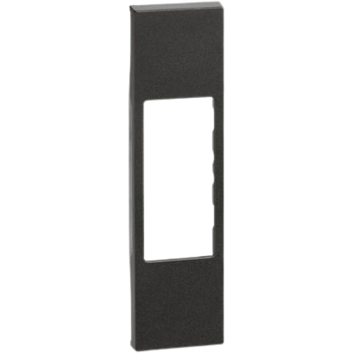 Bticino living now cover 1 modulo per moduli rj11 rj45 av lampada sicurezza *** colore nero, confezione 1