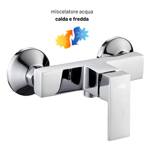 Miscelatore esterno doccia rubinetto monocomando cromato *** confezione 1