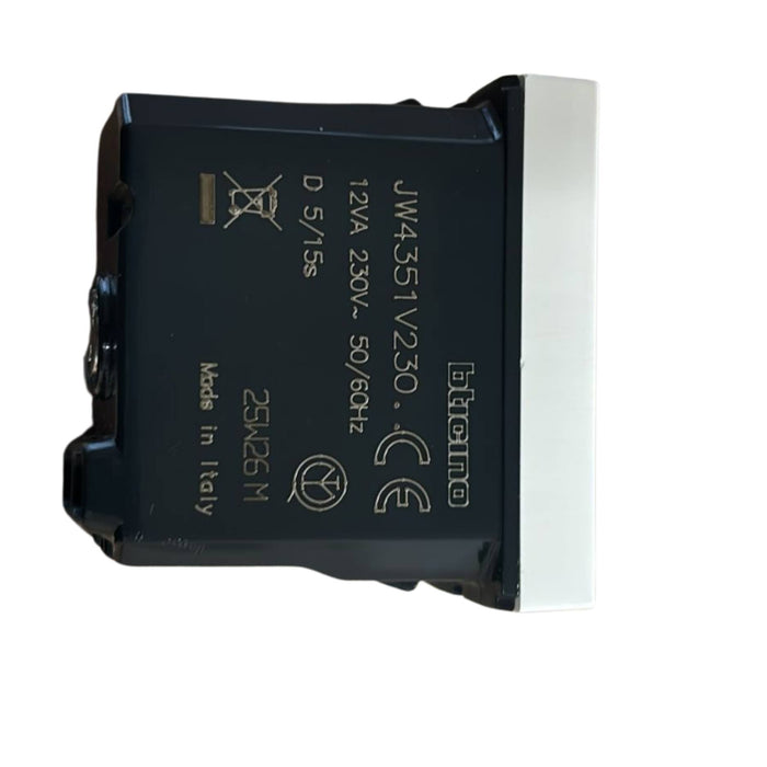 Suoneria bronzo bticino jw4351v230 230vac 8va 80db per impianti civili