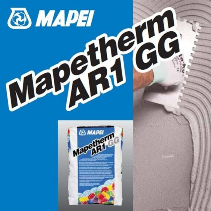 Collante rasante mapetherm ar1 gg pannelli termoisolanti colore bianco 25 kg