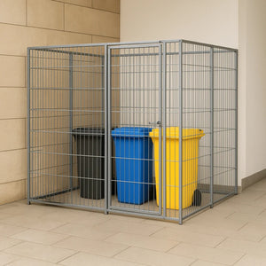 Box per cani da esterno zincatura elettrolitica 200x200x altezza 180 centimetri