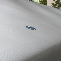 Tenda di Ricambio per Gazebo, Telone di Sostituzione per Tenda da Giardino, in Poliestere, 4 x 3 m, Grigio Chiaro