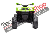 Tecnobike Shop Quad Elettrico per Bambini ATV  1.0 12V  con Radiocomando-Verde