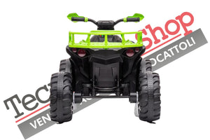 Tecnobike Shop Quad Elettrico per Bambini ATV  1.0 12V  con Radiocomando-Verde