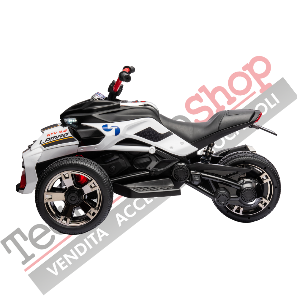 Quad Elettrico per Bambini ATV 3.0 12V-Bianco