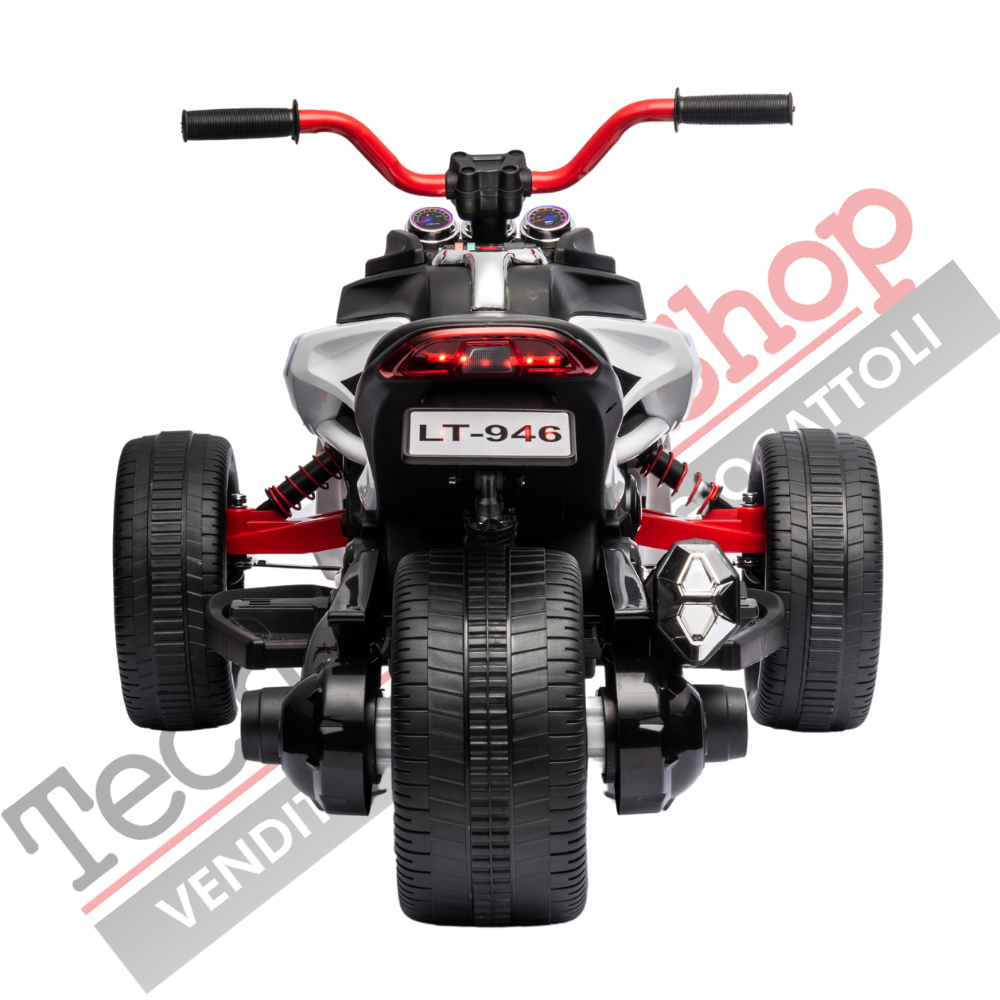 Quad Elettrico per Bambini ATV 3.0 12V-Bianco