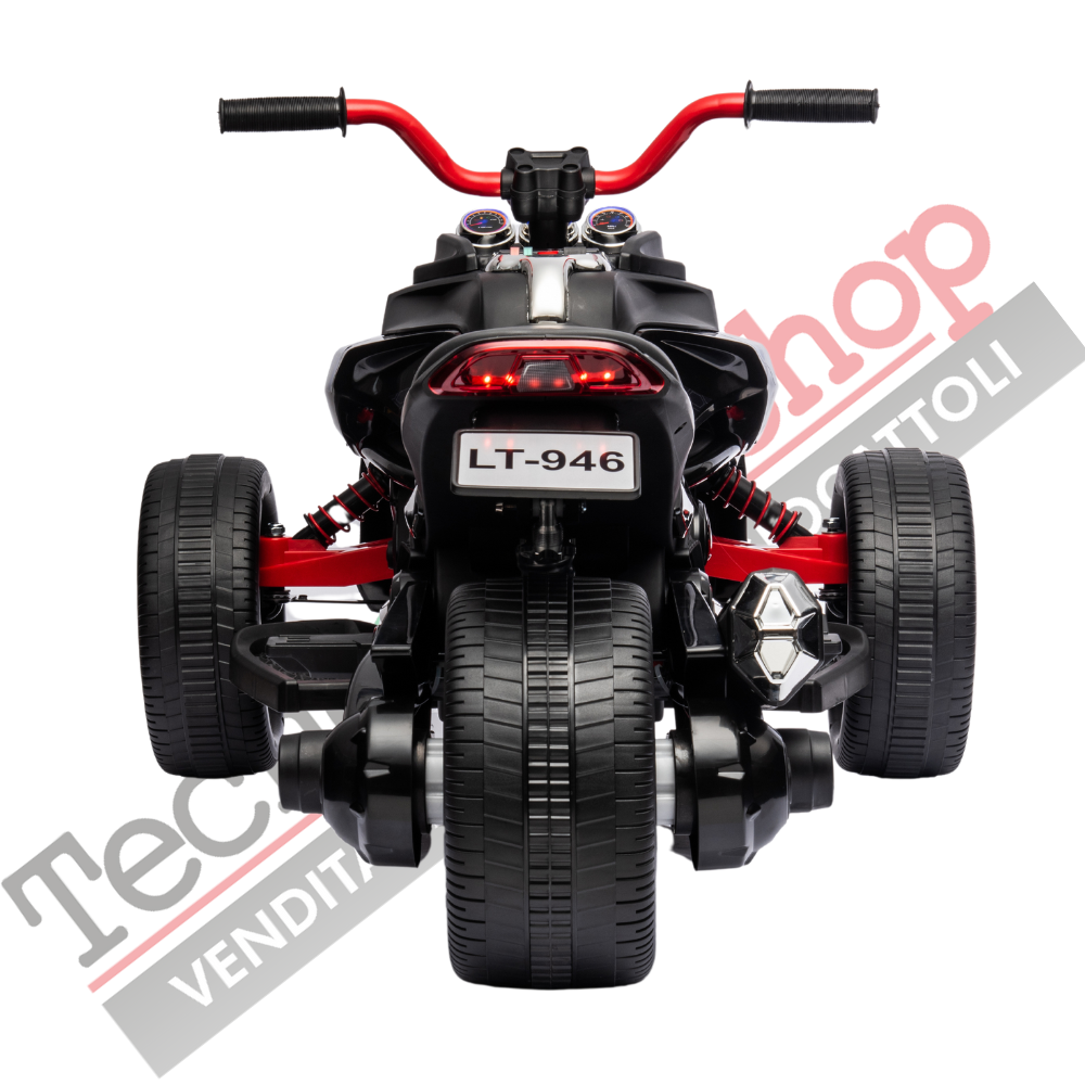 Quad Elettrico per Bambini ATV 3.0 12V-Nero